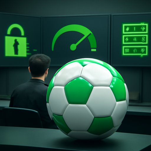 okbet অফিস ডেস্কে সিকিউরিটি মনিটর
